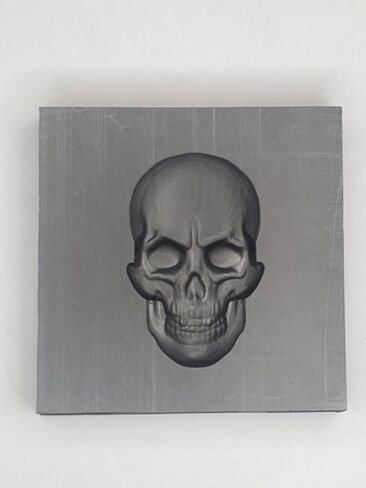 Skull 3D Graphite Mold in Saudi Arabia