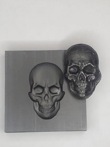 Skull 3D Graphite Mold in Saudi Arabia