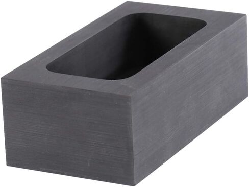 OperItacx Graphite GENT MOUNT من أجل صب المعادن ، صب قالب الصهر لذوبان صقل النحاس النحاس من الألومنيوم الفضي الذهبي (3.9x2x2.5in 3pcs) in Kuwait