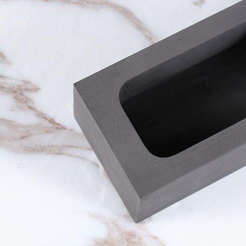 OperItacx Graphite GENT MOUNT من أجل صب المعادن ، صب قالب الصهر لذوبان صقل النحاس النحاس من الألومنيوم الفضي الذهبي (3.9x2x2.5in 3pcs) in Kuwait