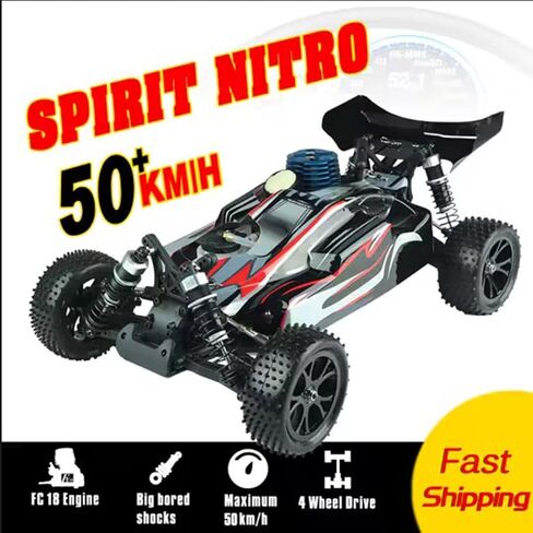 1/10 75KM/H RC High-Speed Drift Racing Car, VRX RH1006 2.4G 4WD Electric Off-Road Truck Model, Creative Vehicle Toys for Adults in Saudi Arabia