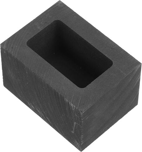 OperItacx Graphite GENT MOUNT من أجل صب المعادن ، صب قالب الصهر لذوبان صقل النحاس النحاس من الألومنيوم الفضي الذهبي (3.9x2x2.5in 3pcs) in Saudi Arabia