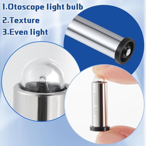 Halogen Replacement Bulbs Compatible with Welch Allyn, 3.5v Lamp 06500-u Otoscope Lamp (4 Pcs) in Kuwait