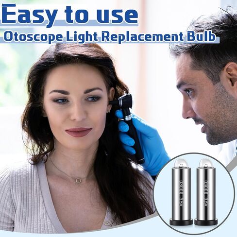 Halogen Replacement Bulbs Compatible with Welch Allyn, 3.5v Lamp 06500-u Otoscope Lamp (4 Pcs) in Kuwait