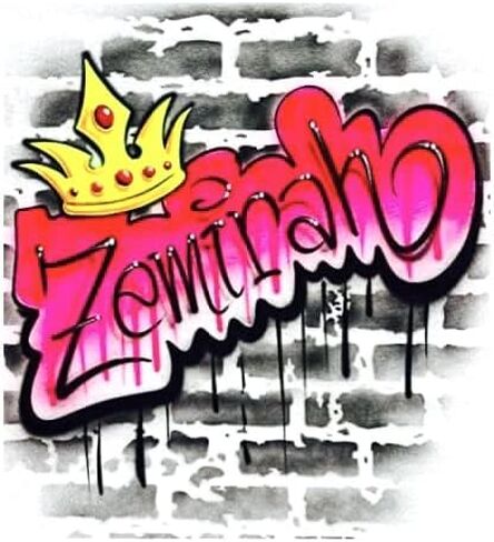 Golden Crown Airbrush Graffiti Tirt ، Neon Pink in Saudi Arabia