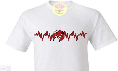 Crawfish heartbeat shirt in Saudi Arabia