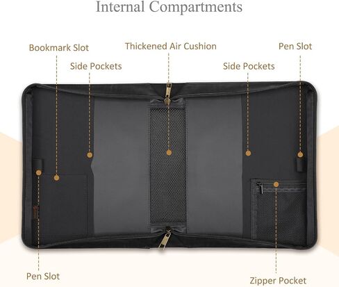 FINPAC Large Classic Bible Cover Vegan Leather Carrying Book Case Church Bag Bible Protective with Handle, Gift for Men, Women, Father, Mother, Friends, Brown in Saudi Arabia