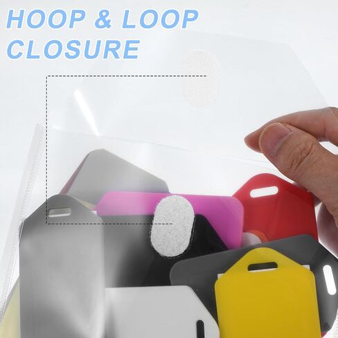 3.5x5.51 Plastic Envelopes Hook Loop Closure Coupon Receipt Storage Holder 60 Pack in Saudi Arabia