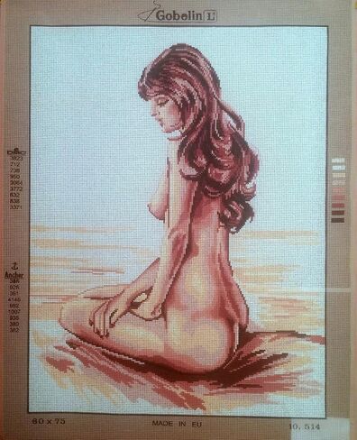 Needlepoint Painted Canvas Tapestry Gobbelin - شابة. 24 "x30" 10.514 بواسطة Gobelinl in Saudi Arabia