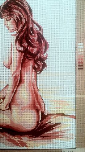 Needlepoint Painted Canvas Tapestry Gobbelin - شابة. 24 "x30" 10.514 بواسطة Gobelinl in Saudi Arabia