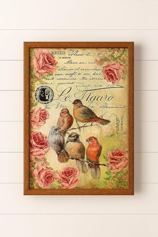 MesartDecoupage ورقة أرز ذاتية اللصق ل decoupage - أوراق زخرفية مزخرفة بالحيوان - صياغة DIY ، سكرابوكينغ ، ديكور المنزل - قشر وعصا ، لا حاجة إلى الغراء - عتيقة ، أنيقة ، رومانسية in Kuwait
