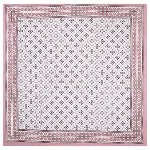 Marusthali Cotton New Bed Sheets King Size Block Printed Handmade Sanganeri Bedsheet Bedcover Bedspread Bed Cover with 2 Pillow Cases 100% Cotton Bedsheets 108 x 108 inches (Pink) in Kuwait