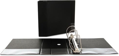موثق D-Ring العالمي ، 5 "سعة ، 8-1/2 × 11 ، أسود ، مرجع مع حامل الملصقات in Kuwait