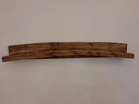Whiskey Barrel Stave Wall Mount 9 Shot Glass Display in Saudi Arabia