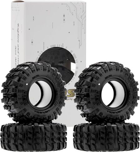 1.3 Tires - MS6 MPRO Pin Tires for TRX4M SCX24 FCX24 AX24 1/24 1/18 RC Crawler, 0.87/2.76/R1.3, #1302 in Saudi Arabia