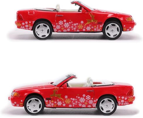 1/64 سبائك السبائك لسيارة مرسيدس SL500 Die Cast Collection Collection Model Adminible Aristible إصدار عيد الميلاد in Kuwait