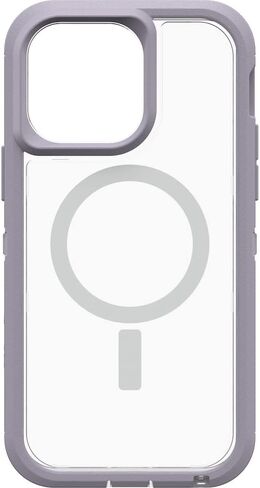 حافظة شفافة لهاتف Apple iPhone 14 / iPhone 13 Defender Series XT من OTTERBOX مع MagSafe - كريستال أسود (77-90062)، حماية من السقوط بمعايير عسكرية 5X in Saudi Arabia