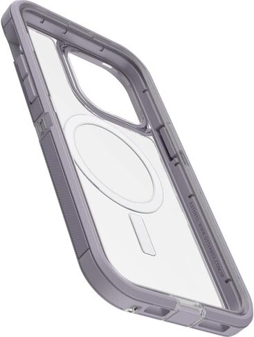 حافظة شفافة لهاتف Apple iPhone 14 / iPhone 13 Defender Series XT من OTTERBOX مع MagSafe - كريستال أسود (77-90062)، حماية من السقوط بمعايير عسكرية 5X in Saudi Arabia