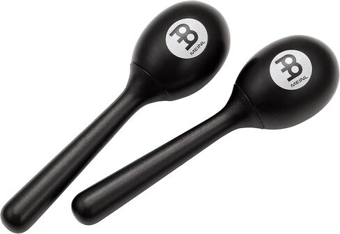 Meinl Percussion PEMBK Plastic Egg Maracas, Black in Saudi Arabia