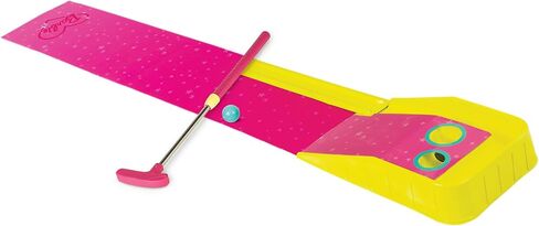 Barbie Kids Golf Game – Putt Putt Golf Set with Putting Mat, Adjustable Putter and 1 Golf Ball – Indoor & Outdoor Mini Golf Toy for Girls, Backyard, Park or Home Play, Ages 6+ in Saudi Arabia