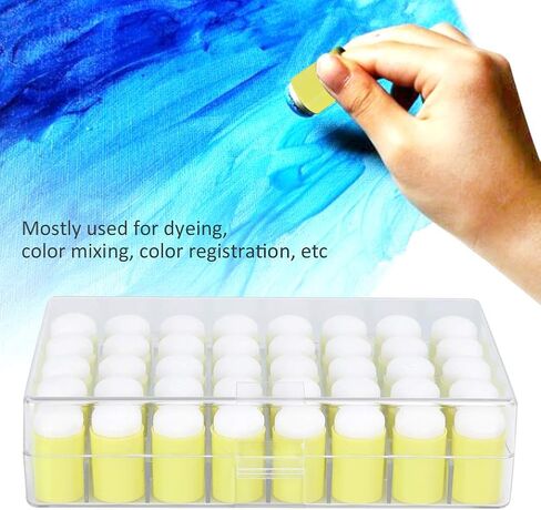 40pcs Finger Sponge Daubers Art Ink Stamping Card Craft Drawing Finger Painting Sponge (Mixed Color) in Saudi Arabia
