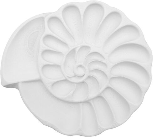 لوحة لوحة خلط طبق زهرة شكل فنان صينية الطلاء للاكريليك مائي زيت الدهانات 5.87x5.24x0.55 بوصة in Kuwait