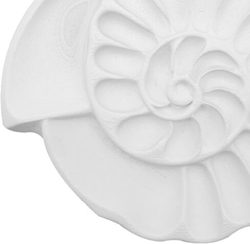 لوحة لوحة خلط طبق زهرة شكل فنان صينية الطلاء للاكريليك مائي زيت الدهانات 5.87x5.24x0.55 بوصة in Kuwait