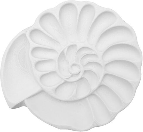 لوحة لوحة خلط طبق زهرة شكل فنان صينية الطلاء للاكريليك مائي زيت الدهانات 5.87x5.24x0.55 بوصة in Kuwait