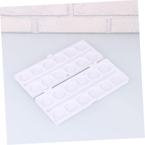 Eringogo Watercolor Paints Palette Tray 24 فتحات بلاستيكية قابلة للطي لوحة طلاء مغلقة in Saudi Arabia