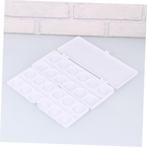 Eringogo Watercolor Paints Palette Tray 24 فتحات بلاستيكية قابلة للطي لوحة طلاء مغلقة in Saudi Arabia