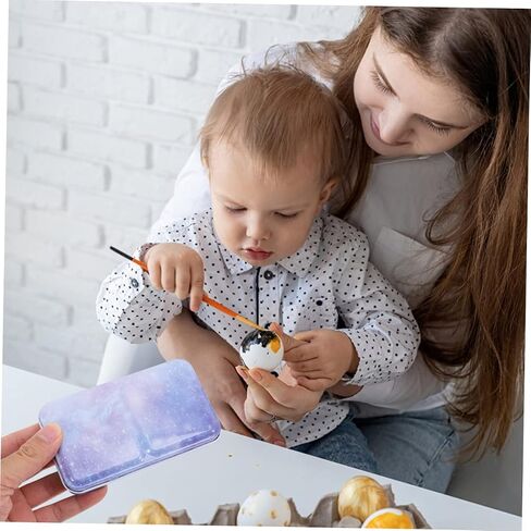 jojofuny DIY Watercolor Iron Palette Box Portable 3-Fold Paint Mixing Tray for Artists Empty Travel Watercolor Box Without Dividers in Saudi Arabia