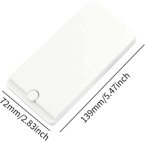 لوحة ألوان مائية 28 شبكات صينية طلاء محمولة مع 360 تصميم دوار لطلاء الهواء البلين 5.47x2.83 بوصة أبيض in Kuwait