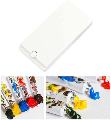 لوحة ألوان مائية 28 شبكات صينية طلاء محمولة مع 360 تصميم دوار لطلاء الهواء البلين 5.47x2.83 بوصة أبيض in Kuwait