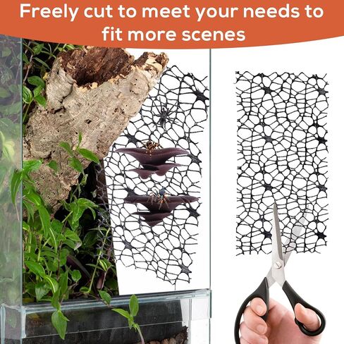 BOXOB 5pcs Jumping Spider Enclosure Accessories Mushroom, Spider Mushroom Jumping Web Set with Magnet for Spiders, Mantises, Wolf Spiders and Other Pets in Saudi Arabia