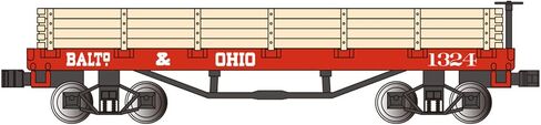Old-Time Gondola Car Baltimore & Ohio - N Scale in Saudi Arabia