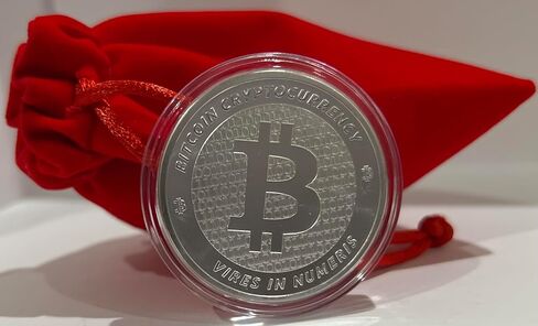 1 oz Bitcoin worldview map fine art silver piece paperweight in Saudi Arabia
