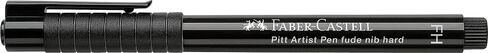 Faber-Castell 167895 Pitt Artist Pen Fude Hard FH Line Width 1.5 mm Colour 199 Black Pack of 1 in Saudi Arabia