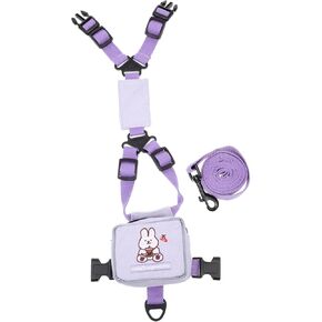 Upkoch Portable Cat Harness Leash مع تصميم سترة مريح للكلاب الصغيرة والقطط حبل مقاوم مع اثنين in Kuwait