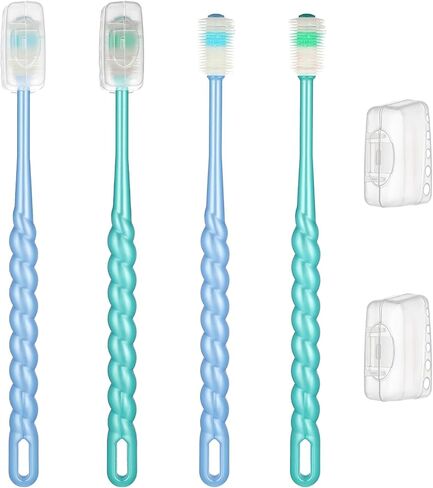 4 PCS 360 درجة كلب صغير وقطعة أسنان أسنان ناعمة للقطط للجرو والكلب الصغيرة والقط in Kuwait