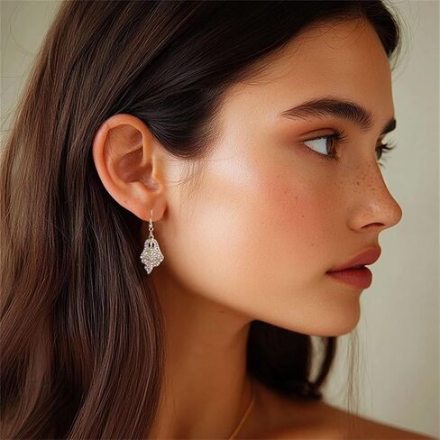Halloween Ghost Earrings for Women Sparkly Rhinestone Dangle Drop Earrings Halloween Witch Cosplay Party Earring Fashion Halloween Holiday Jewelry Gift (Colorful) in Saudi Arabia