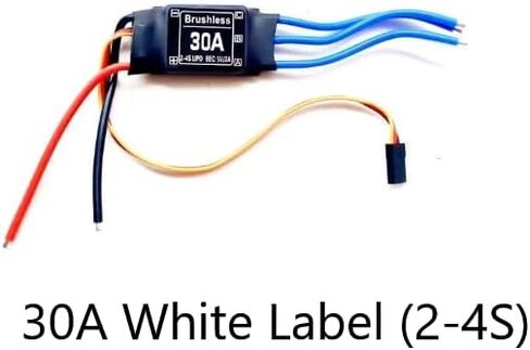 RC Aircraft ESC: تم ترقيته XXD بدون فرش ESC (30A/40A) ، يدعم الجهد 4S ، مناسب للطرز الثابتة الجناحين ، (مقابس الموز 3.5 ملم + T-Plugs (مسبق المسلح)) (ملصق برتقالي 40A (2-4S))) in Saudi Arabia