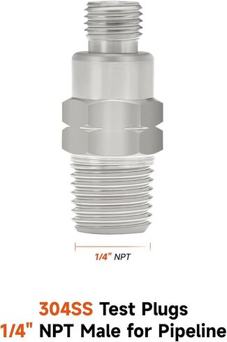 محول قياس نحاسي من Roastove 1/4 NPT أنثى، 2-1/2 OAL x 1-2/5" x 1/8" مسبار مع غمد من الفولاذ المقاوم للصدأ، مجموعة أدوات قياس الضغط in Kuwait