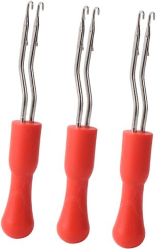 3pcs مزلاج خطاف الكروشيه البساط صنع مشاريع الحياك in Kuwait