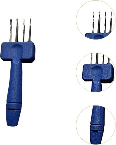 أداة حياكة الحبل الأداة حياكة خطاف الأداة سفر سفر خفيفة الوزن الحرف suuplies الملحقات المساعد الخشب صانع الحبل الكروشيه ، 4 مزلاج in Kuwait