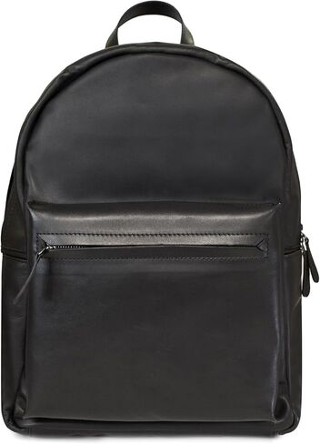Genuine Leather Backpack for Men & Women – Full-Grain Leather Laptop Bag with Front Pocket – Minimalist Vintage Daypack for Work, Travel, or School in Saudi Arabia