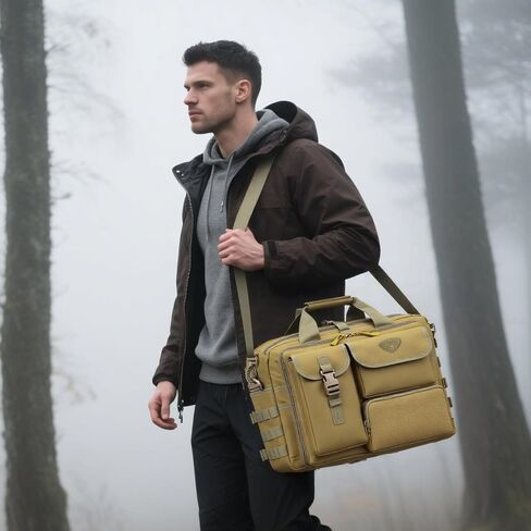 حقيبة حقيبة Messenger تكتيكية Stypos لصالح Man Military Captop Bag 14 بوصة /15.6 بوصة /17.3 بوصة حقيبة عمل الكتف Messenger in Kuwait