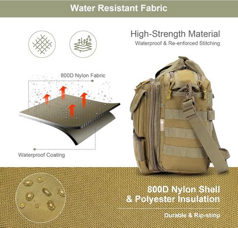 حقيبة حقيبة Messenger تكتيكية Stypos لصالح Man Military Captop Bag 14 بوصة /15.6 بوصة /17.3 بوصة حقيبة عمل الكتف Messenger in Kuwait