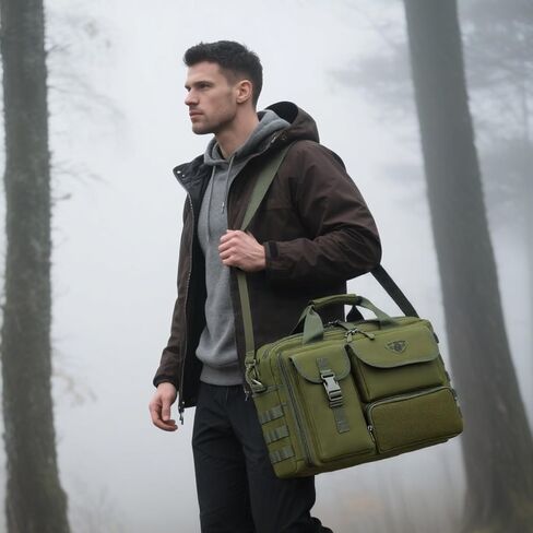 حقيبة حقيبة Messenger تكتيكية Stypos لصالح Man Military Captop Bag 14 بوصة /15.6 بوصة /17.3 بوصة حقيبة عمل الكتف Messenger in Kuwait