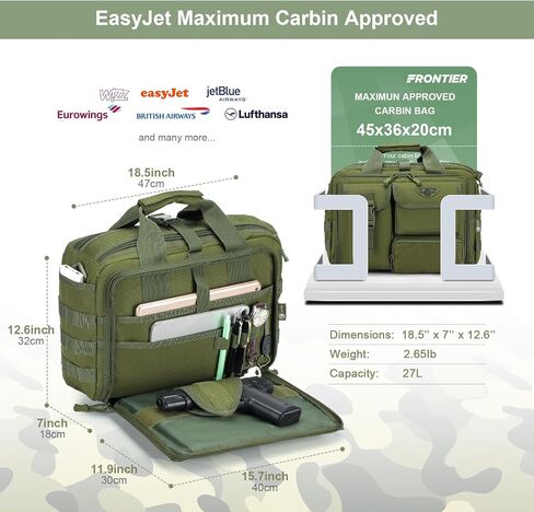 حقيبة حقيبة Messenger تكتيكية Stypos لصالح Man Military Captop Bag 14 بوصة /15.6 بوصة /17.3 بوصة حقيبة عمل الكتف Messenger in Kuwait