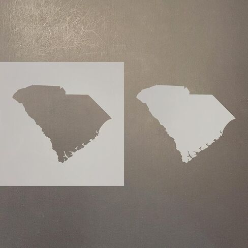 South Carolina Reusable Mylar Stencil - Art Craft Supplies 12 Inch in Saudi Arabia